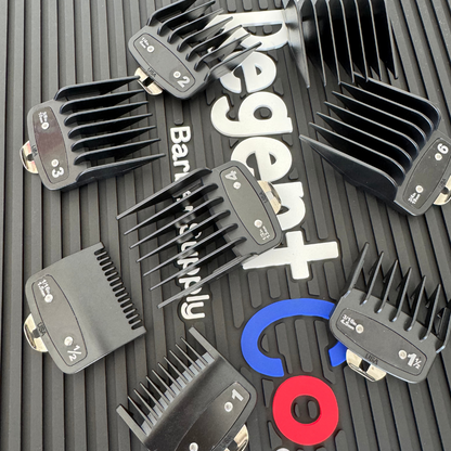 Premium Clipper Guards - Black/Black
