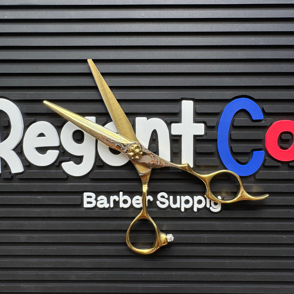Regent Co. 6 inch Scissors Yellow Gold