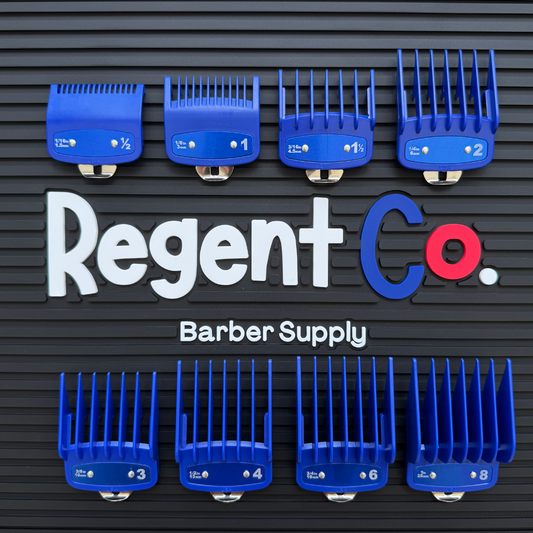 Premium Clipper Guards - Blue/Blue