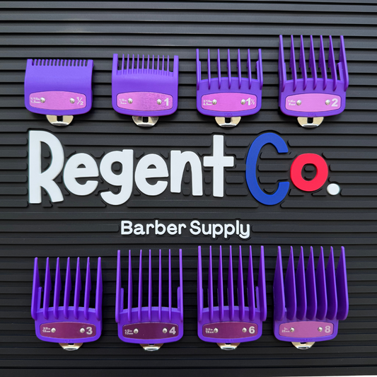 Premium Clipper Guards - Purple/Purple