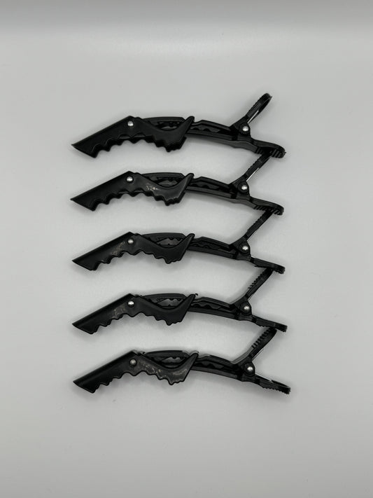 Crocodile Hair Clips 5pc