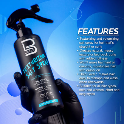 L3VEL 3 Sea Salt Texturizing Spray